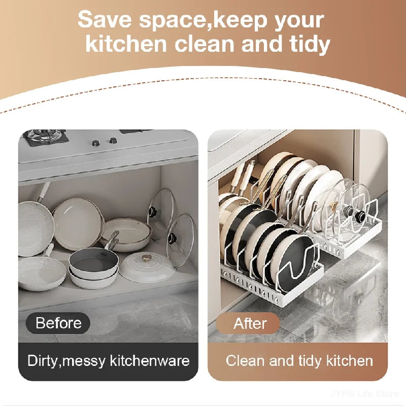 Pull-Out Pots & Pans Organizer