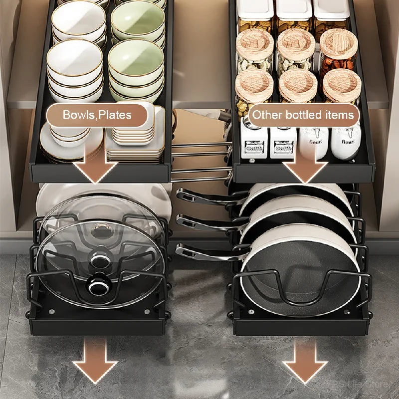Pull-Out Pots & Pans Organizer