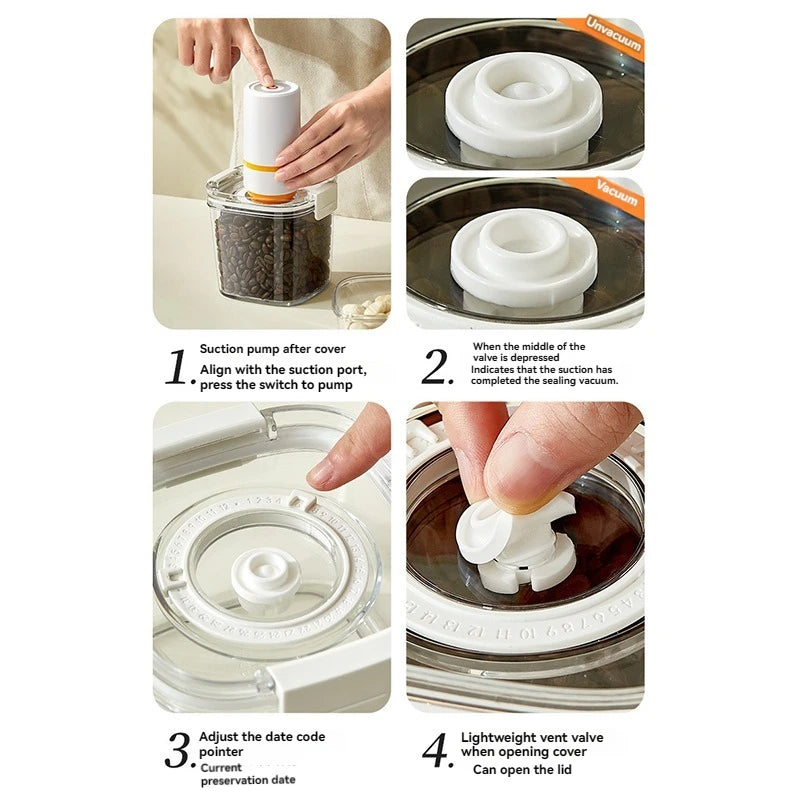 Electric Vacuum Storage Canister