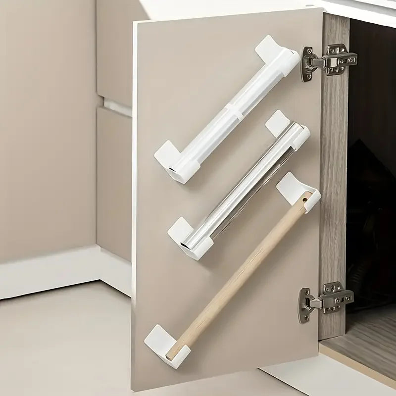 4-Piece Adhesive Kitchen Storage Rack