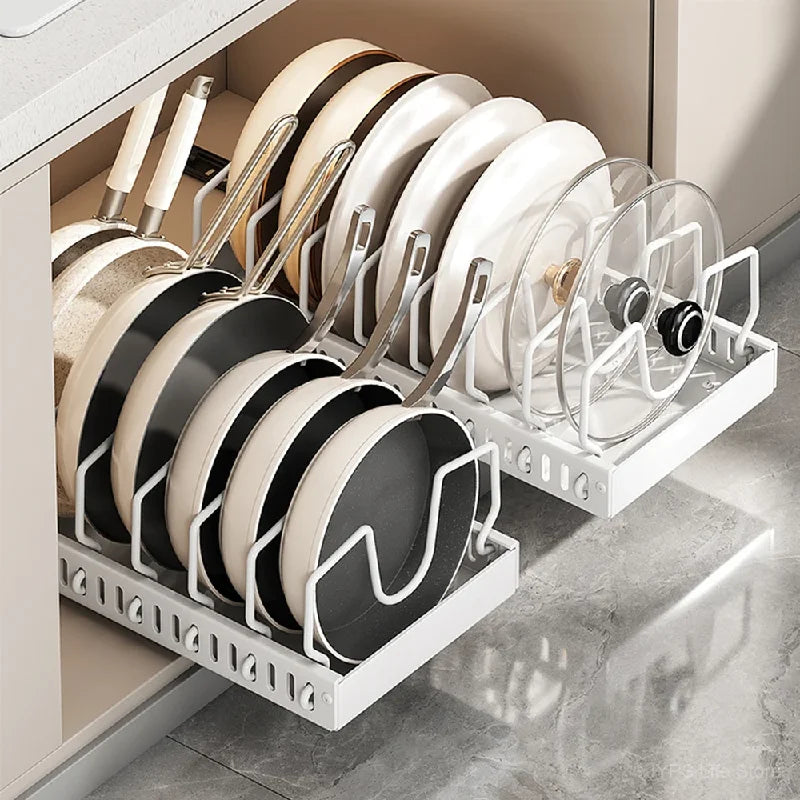 Pull-Out Pots & Pans Organizer