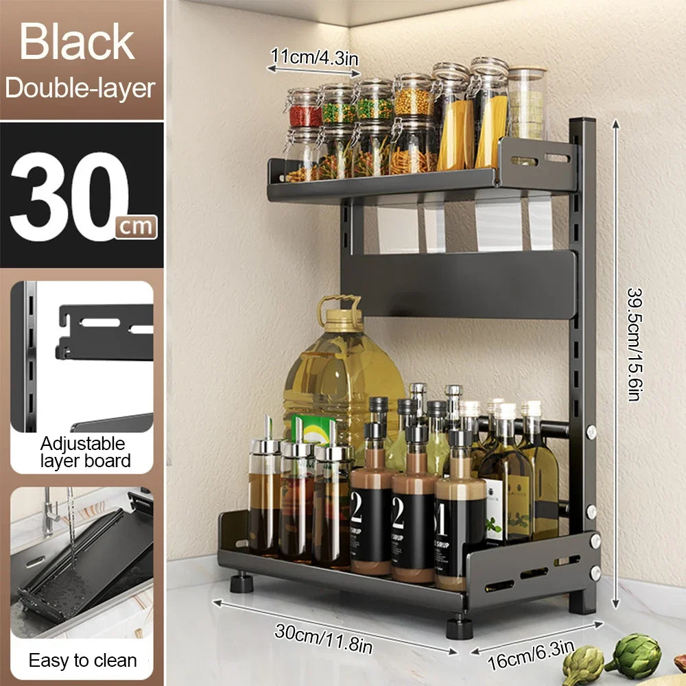 3-Tier Adjustable Spice Rack