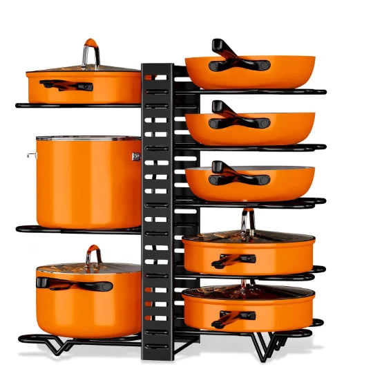 8-Tier Cookware Storage Rack