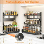 3-Tier Adjustable Spice Rack
