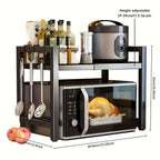 Adjustable Microwave Oven Shelf