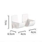 4-Piece Adhesive Kitchen Storage Rack