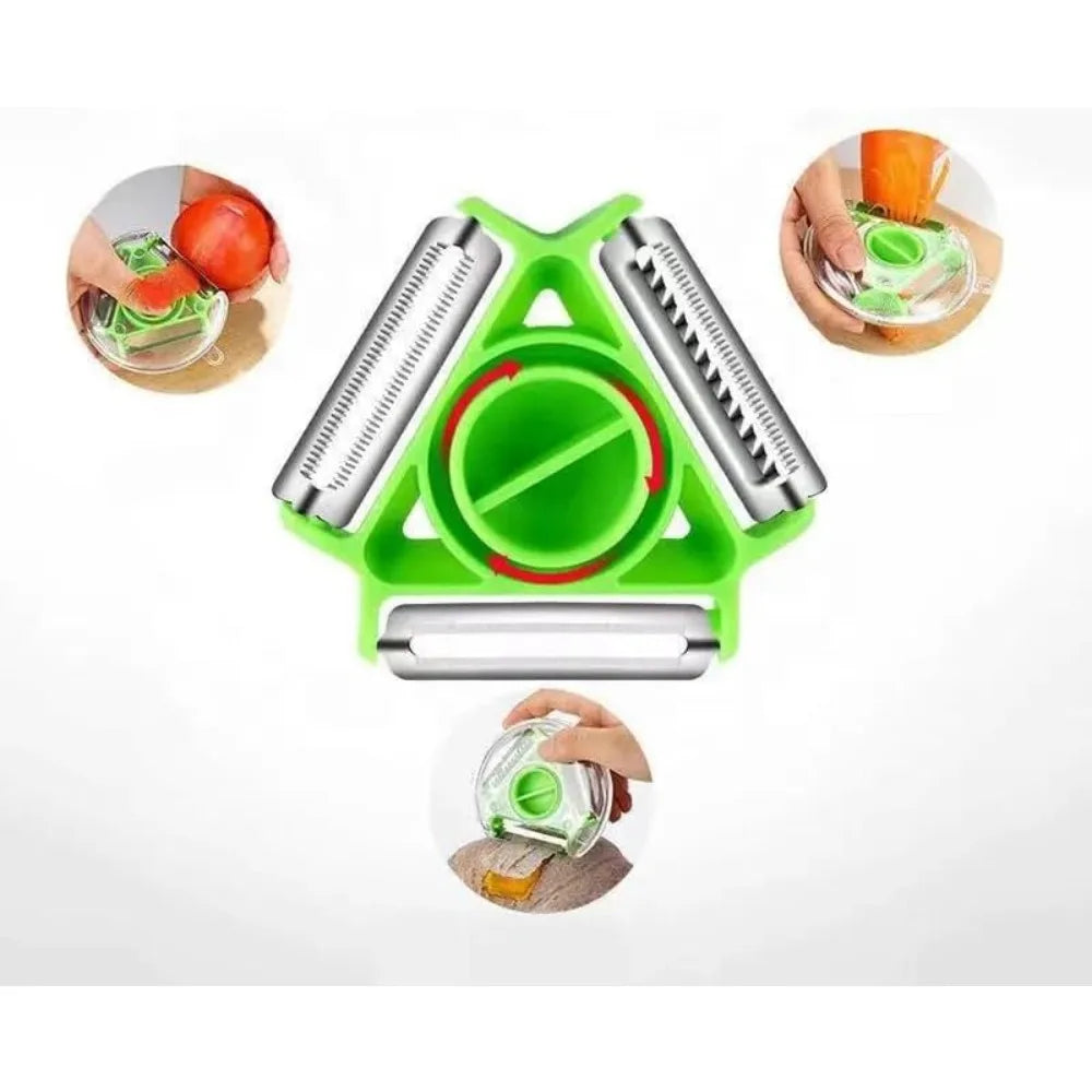 3-in-1 Rotary Vegetable Peeler