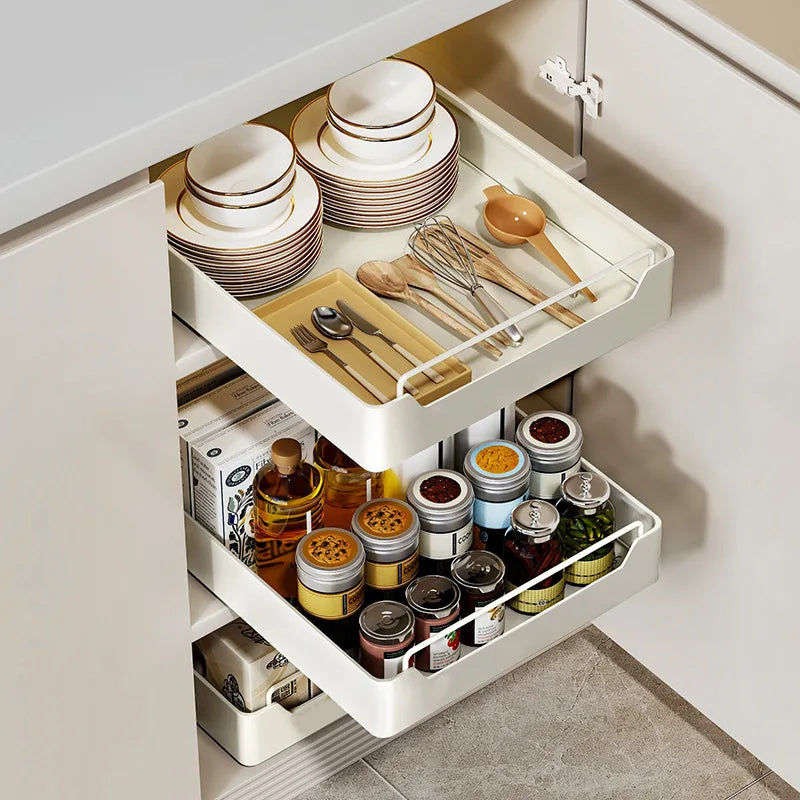 Pull-Out Cabinet Storage Drawer