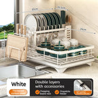 Adjustable Over-Sink Dish Drying Rack