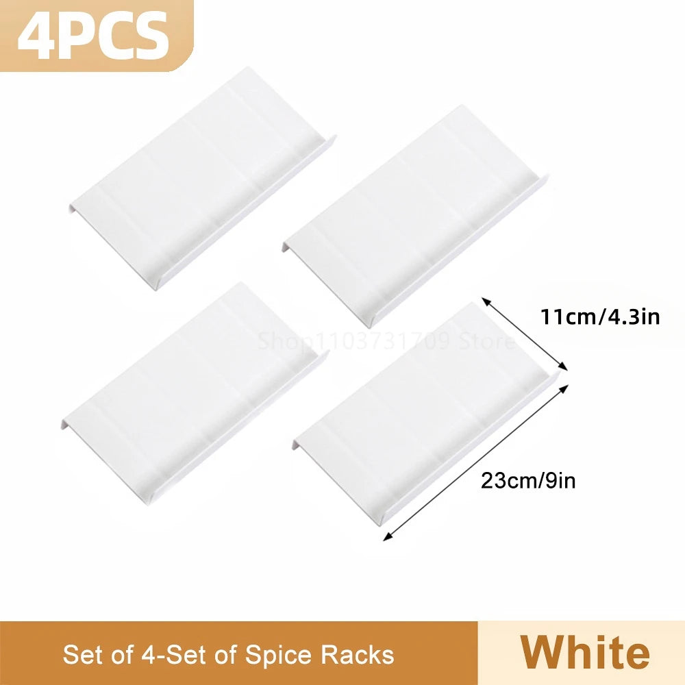 4-Tier Adjustable Spice Drawer Organizer