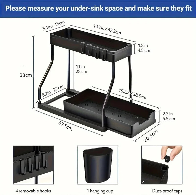 Pull-Out Under-Cabinet Organizer