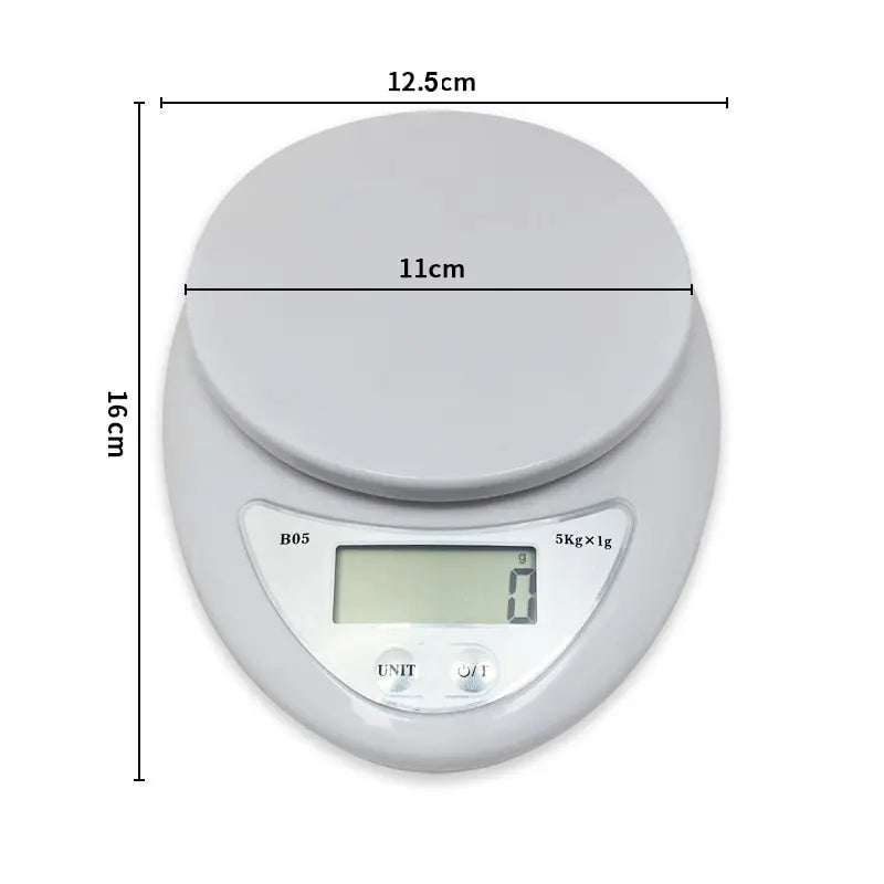 Compact Digital Kitchen Scale