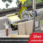 Faucet-Mounted Sink Organizer