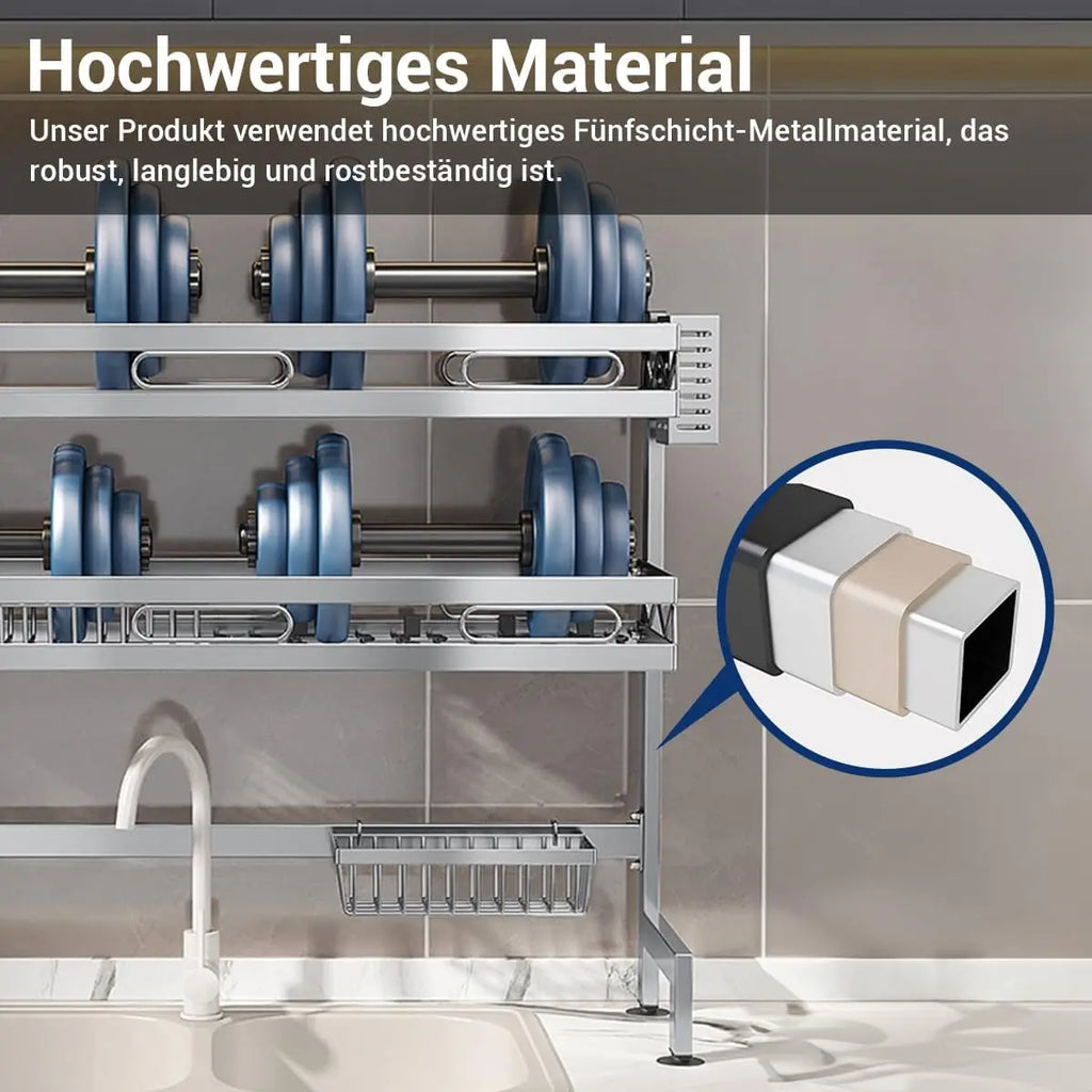 55cm Over-Sink Dish Drying Rack