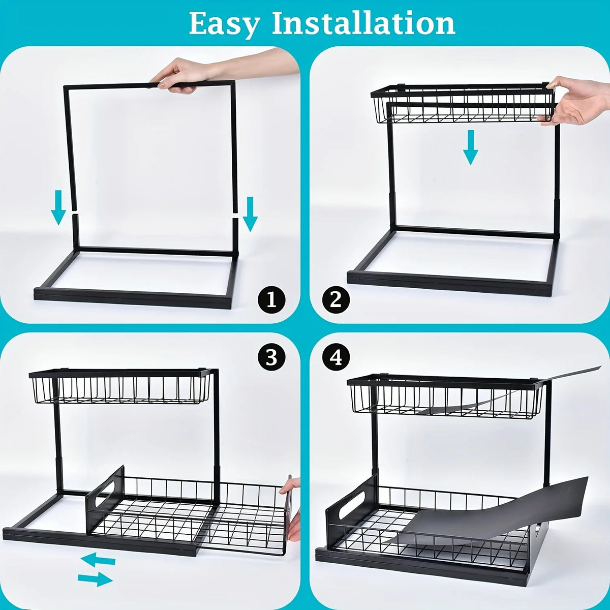 2-Tier Pull-Out Under Sink Organizer