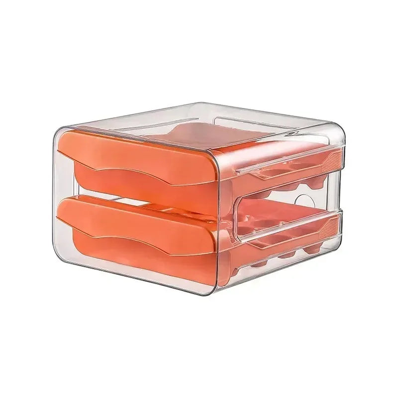 2-Tier Rolling Egg Storage Tray