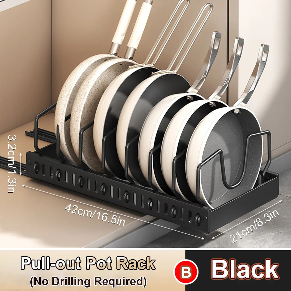 Pull-Out Pots & Pans Organizer