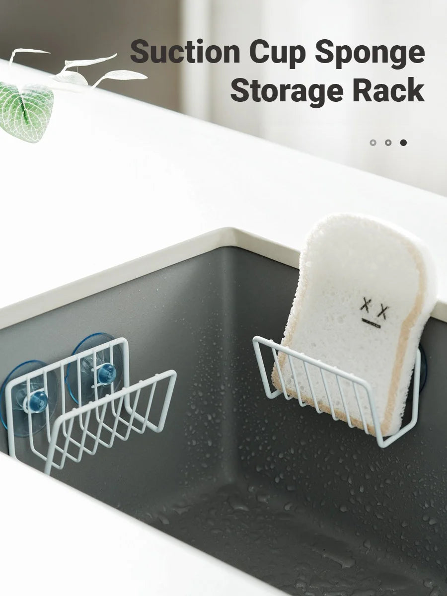 Suction Cup Sink Sponge Holder