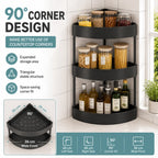 2-Tier Corner Spice Rack