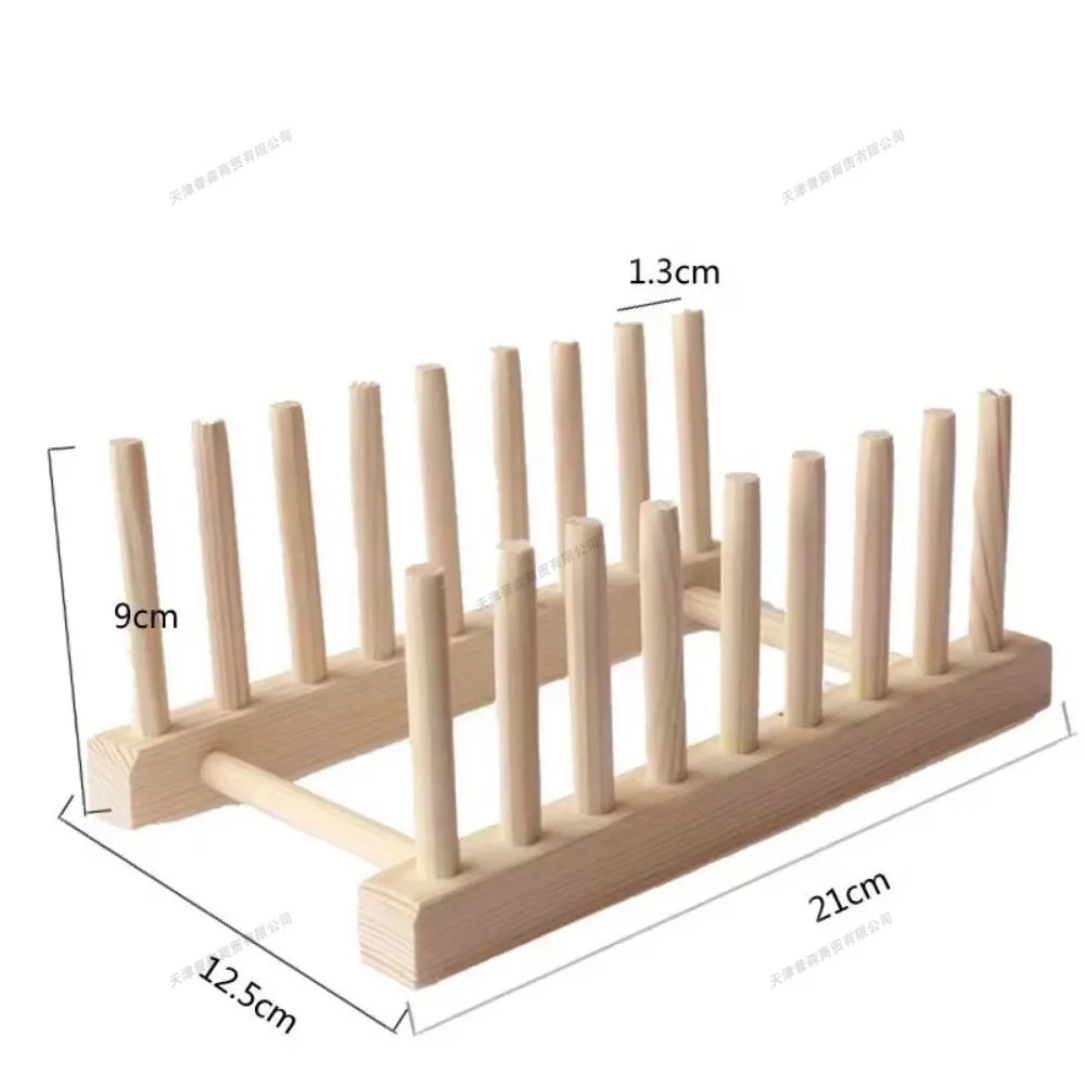 Bamboo Dish & Lid Organizer