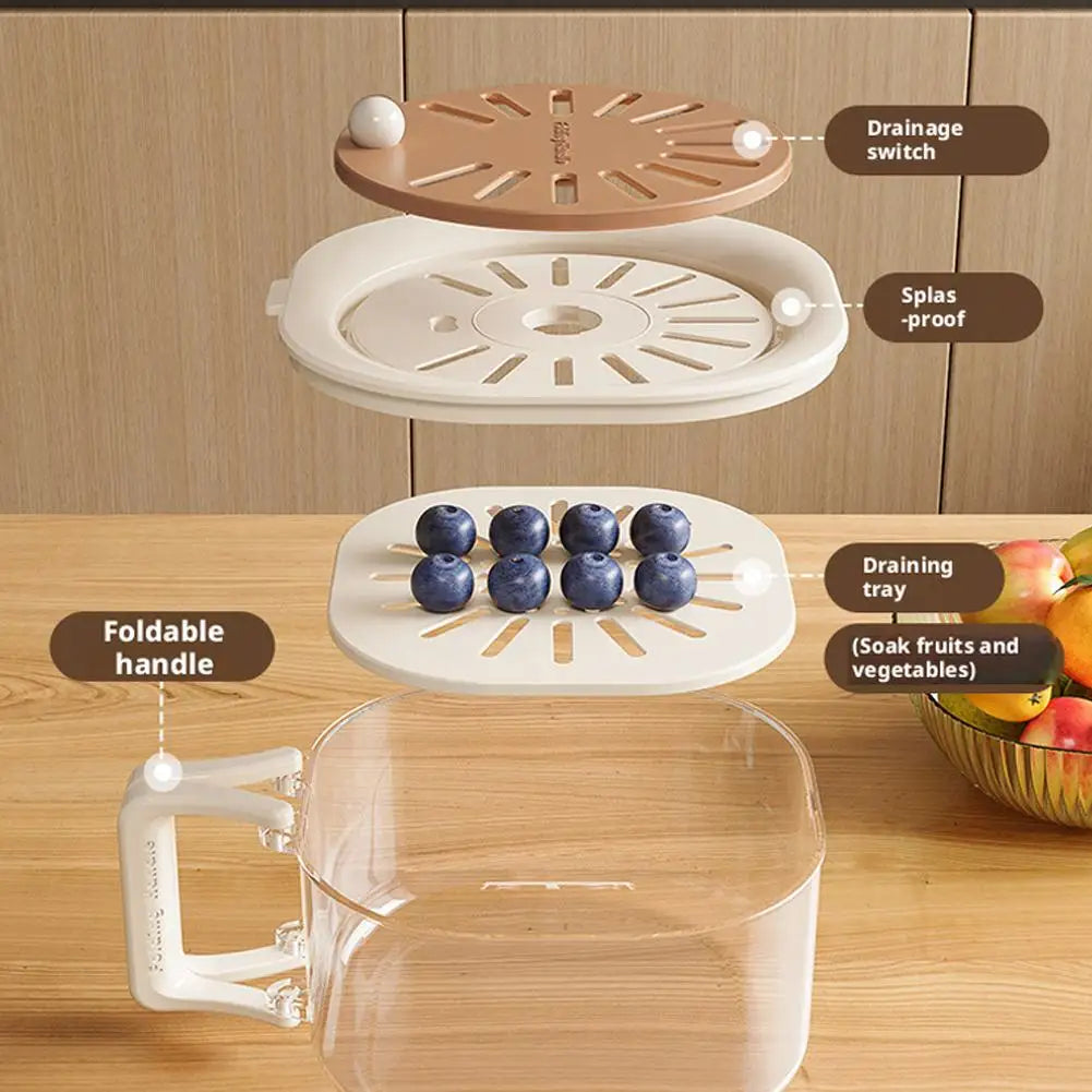 Rotating Fruit Washing & Draining Basket