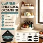 Triangle Corner Spice Rack