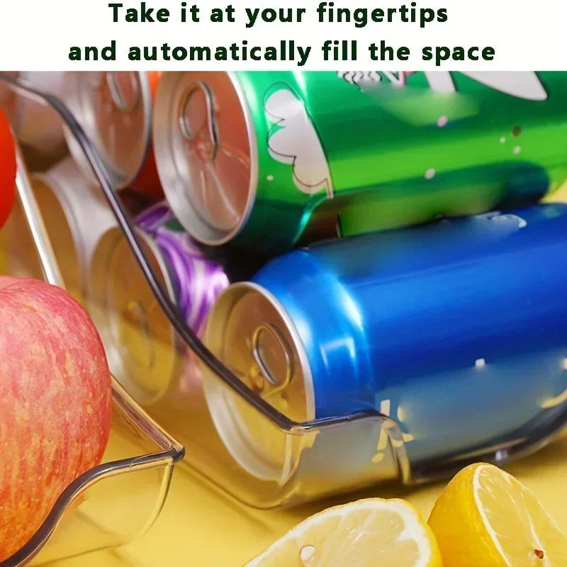 Auto-Rolling Can Dispenser Organizer