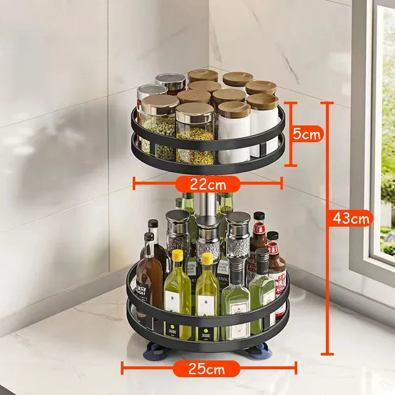 360° Rotating Spice Organizer
