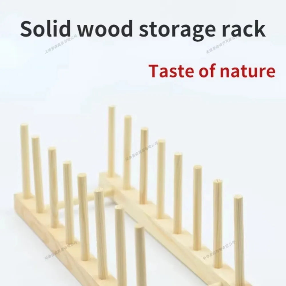 Bamboo Dish & Lid Organizer