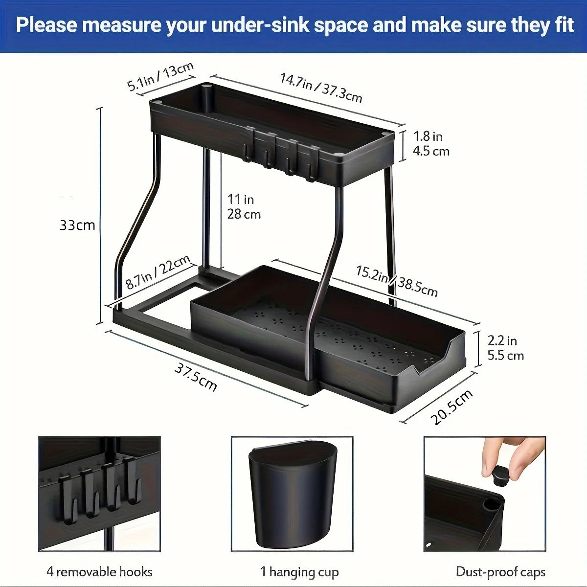 Pull-Out Under-Cabinet Organizer