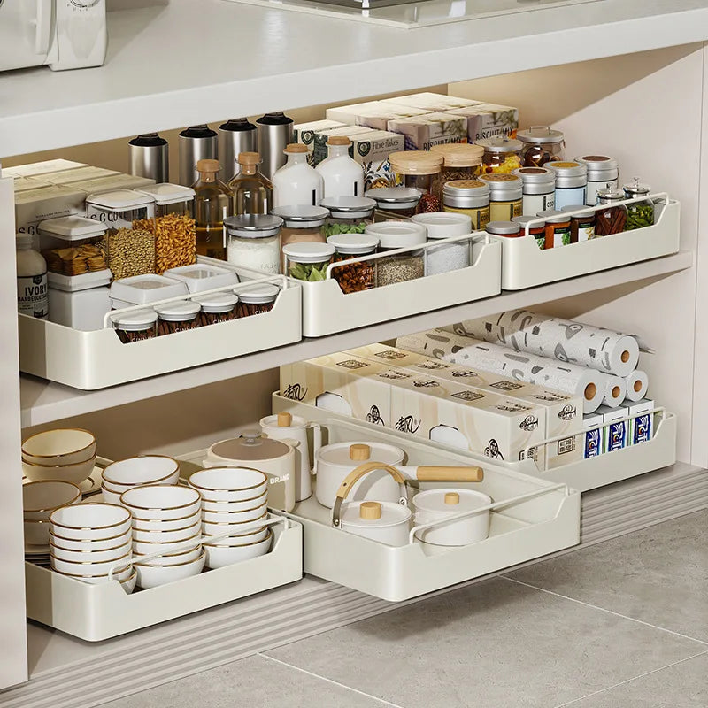 Pull-Out Cabinet Storage Drawer