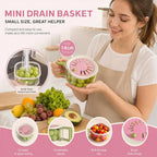 Rotating Fruit Washing & Draining Basket