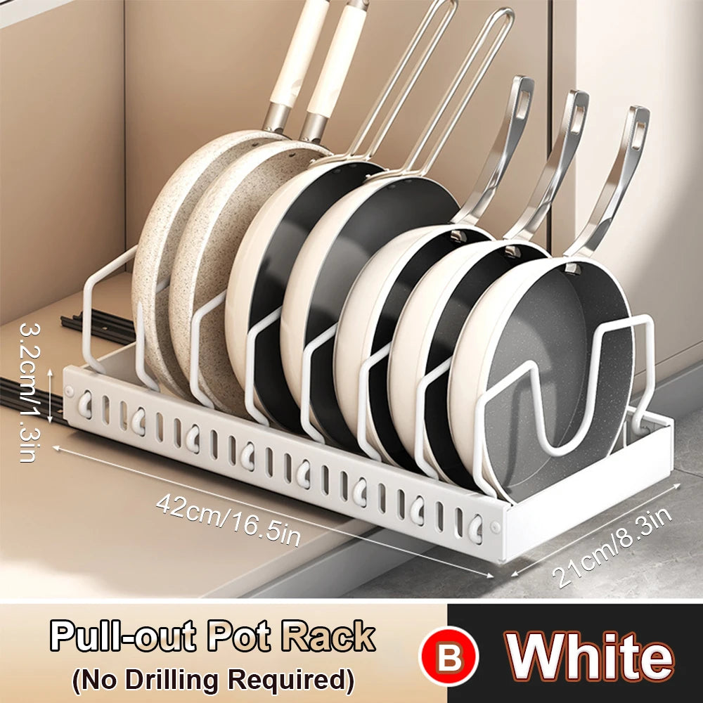 Pull-Out Pots & Pans Organizer