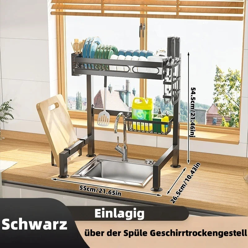 55cm Over-Sink Dish Drying Rack