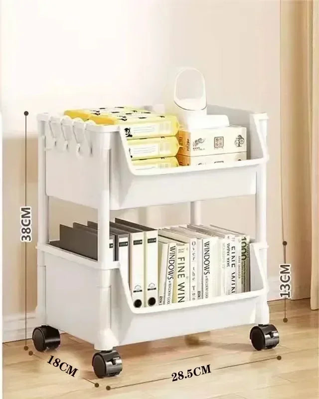 Slim Rolling Storage Cart