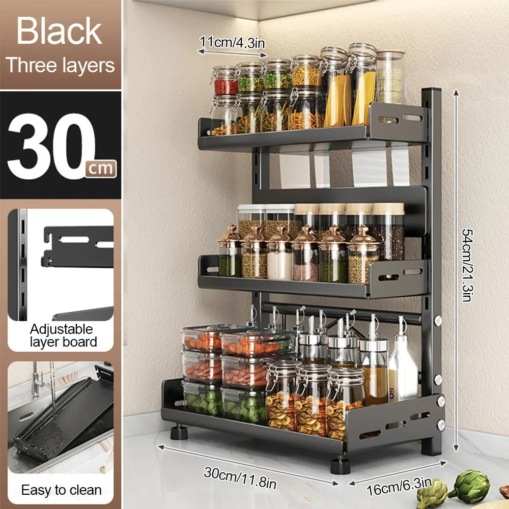 3-Tier Adjustable Spice Rack