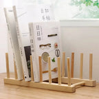 Bamboo Dish & Lid Organizer